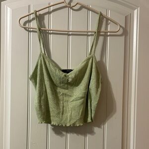 Forever 21 Light Green Camisole Top